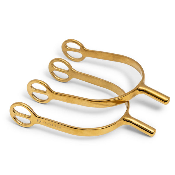 Gold Long Shank Spurs