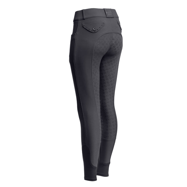 Crystal Evolution Full Seat Breeches - Jet Set Gray