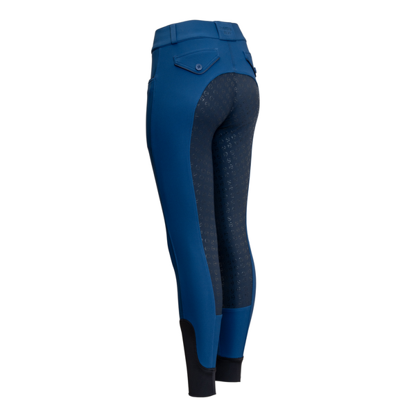Evolution Contrast Full Seat Breeches - Cobalt Blue & Navy Blazer Seat