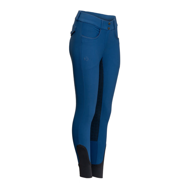 Evolution Contrast Full Seat Breeches - Cobalt Blue & Navy Blazer Seat