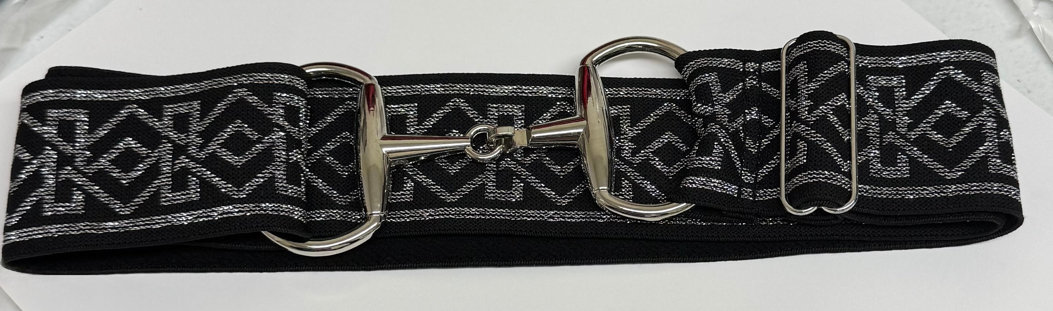 Stretchy Tribal Print Belt