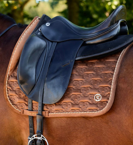 PS of Sweden Velvet Monogram Dressage Saddle Pad
