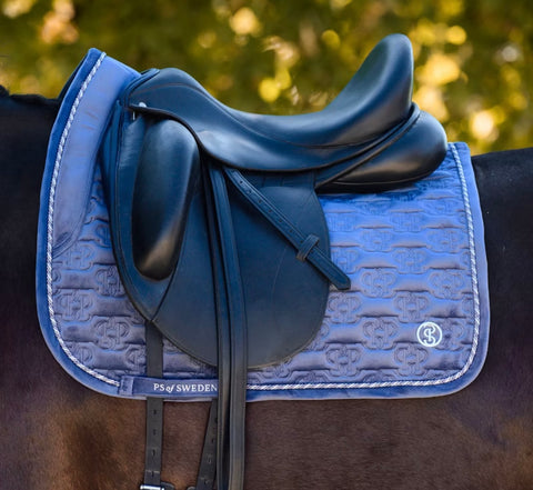 PS of Sweden Velvet Monogram Jump Saddle Pad