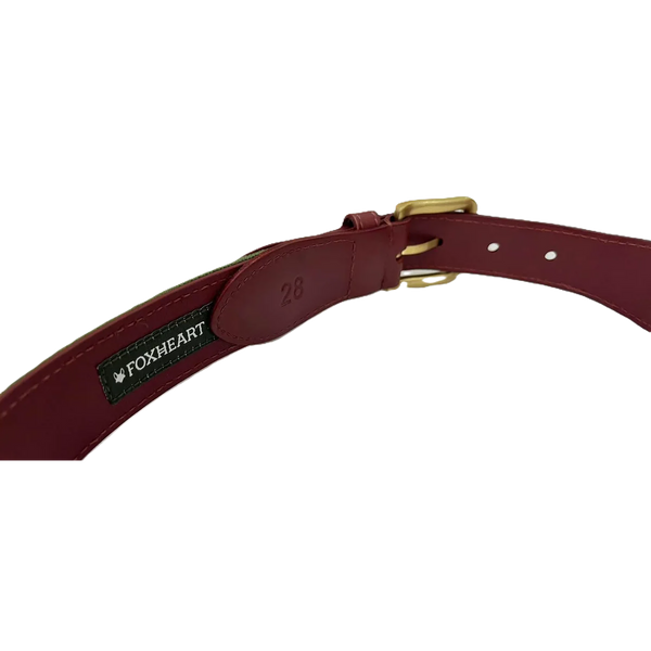 Foxheart Needlepoint Belt