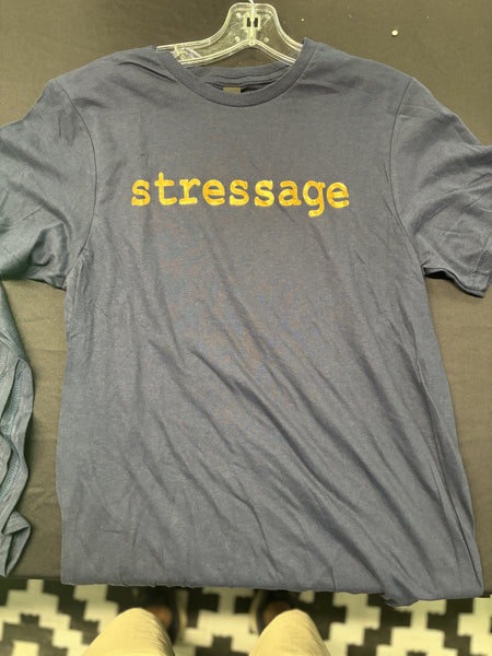 Glittermarx T-Shirt Gold "stressage"