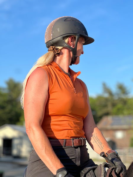 D.D. Rhythm & Relaxation Collection Sleeveless Training Shirt - DOCK RUST