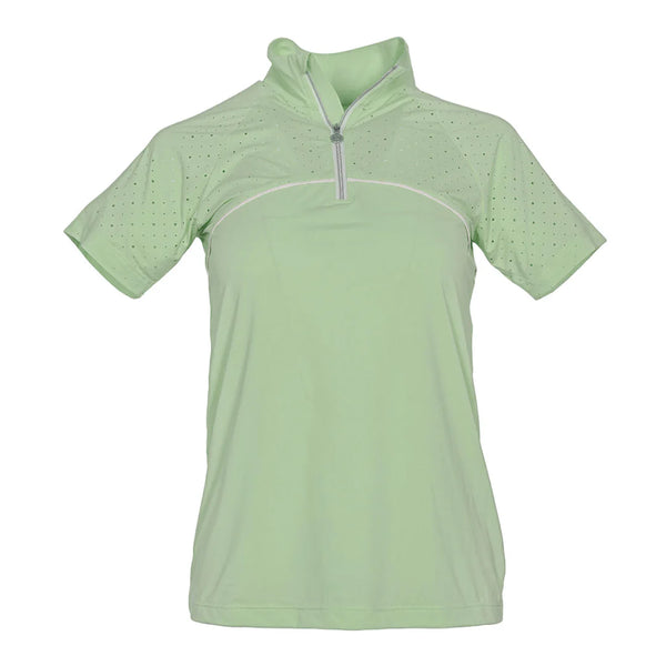 Dapplebay Lady 1/4 Zip Aircut Short Sleeve Riding Top