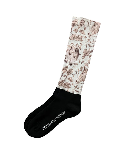 Deinhardt Designs Heritage Collection: SEPIA Riding Socks