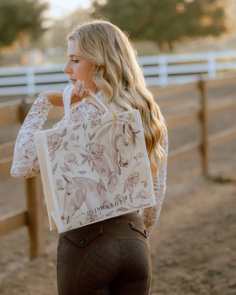 Deinhardt Designs The Field Day Tote SEPIA