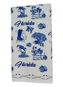 Hedera Florida Winter Circuit Tea Towel