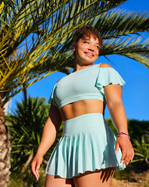 Pleated Tennis Skirt - Mint