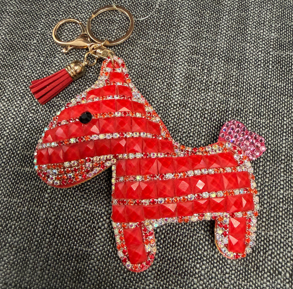 Crystal Horse Bag Charms