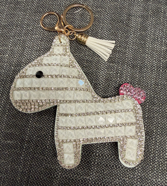 Crystal Horse Bag Charms