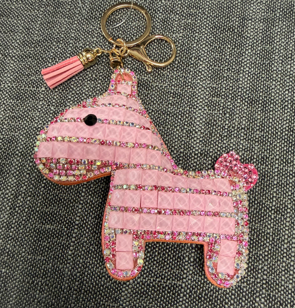 Crystal Horse Bag Charms