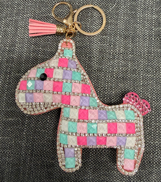 Crystal Horse Bag Charms