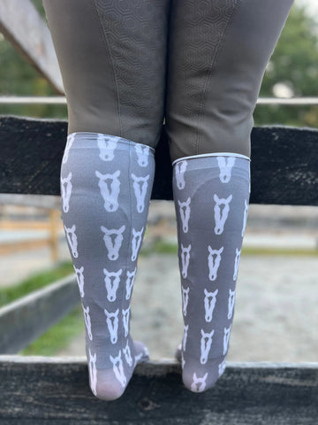 Deinhardt Designs Prints with a Purpose RENEE Riding Socks