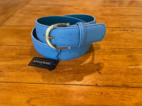 Anademi Gold Buckle Leather Belts