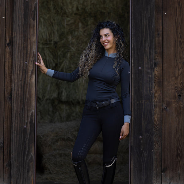 La Sombra - Black Onyx Polo Belt