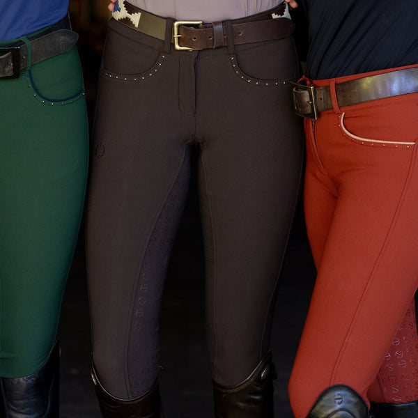 Crystal Evolution Full Seat Breeches - Mocha