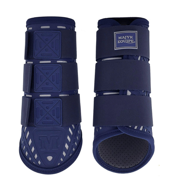 Majyk Limited Edition! XC Elite Front and Hind Set in Navy/Silver
