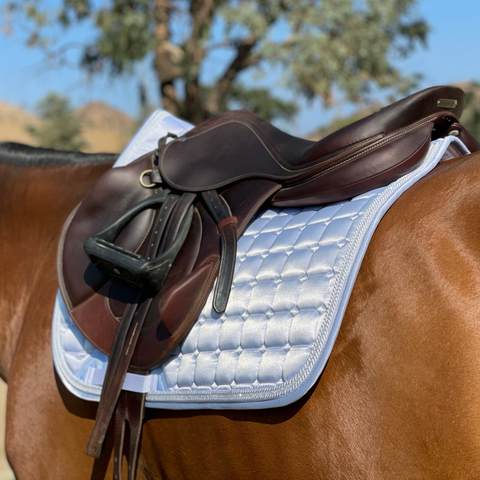 Satin Classic Jump Saddle Pad - Lavender Mist