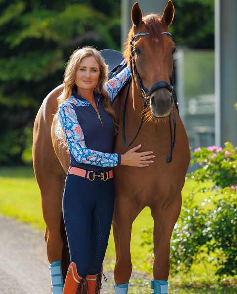The Always Fits Full Seat Breech. (Navy Blue)