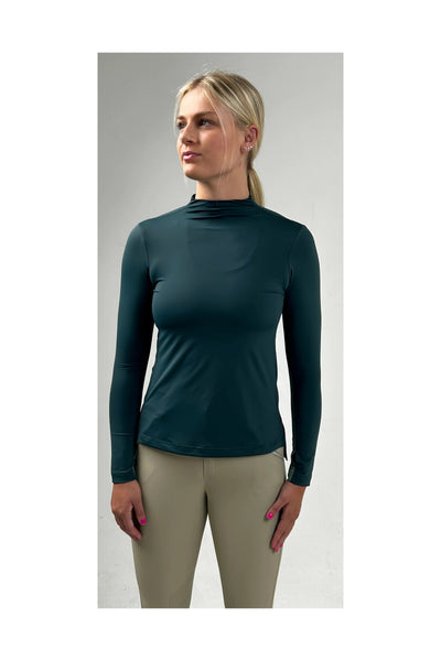 70 Degrees The Sunscreen Shirt- UPF 50+ Total Coverage in Hunter Green