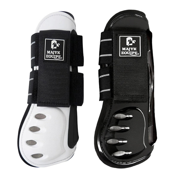 Vented Infinity Open Front Jump Boot Color: White