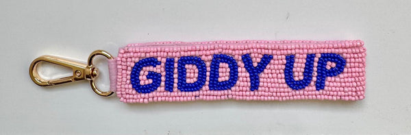Beaded Bag Charm/Keychain