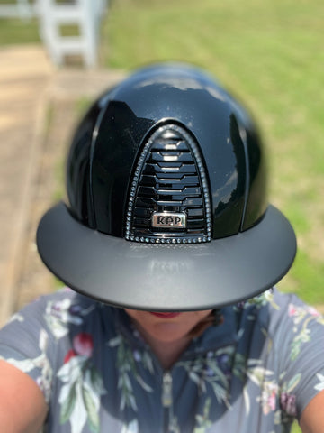 KEP Cromo 2.0 Helmet - Polish Metal Black w/Polo Visor