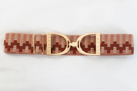 Ellany Belt Rose Lyndon - Gold Stirrup 1.5"