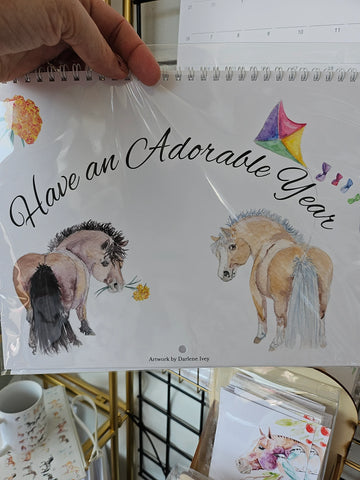 SonaEquestrian Adorable Ponies 2025 Calendar