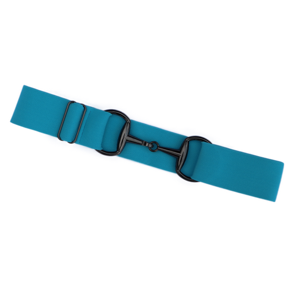 Snaffle Comfort Fit Belt - Turquoise