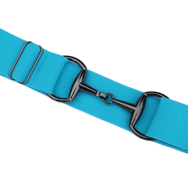 Snaffle Comfort Fit Belt - Turquoise