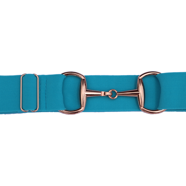 Snaffle Comfort Fit Belt - Turquoise
