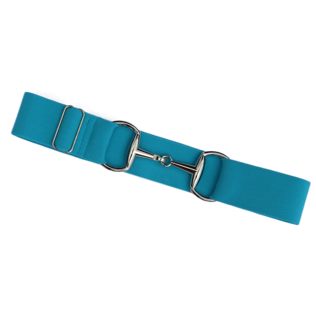 Snaffle Comfort Fit Belt - Turquoise