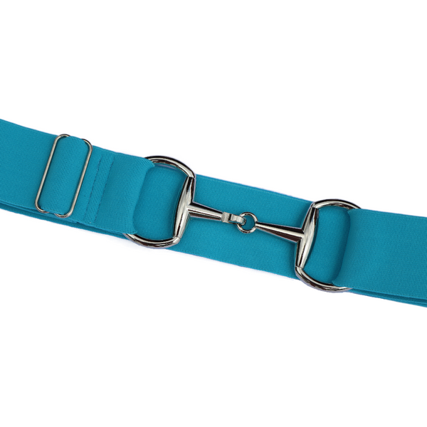 Snaffle Comfort Fit Belt - Turquoise