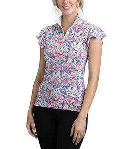 Kastel Parisian Floral Flutter Sleeve